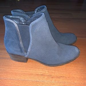 Grey low booties
